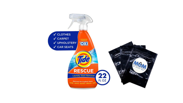 Rescue Plus Oxi Laundry Stain Remover and Carpet Cleaning Spray and Wash, Spot Cleaner - 1 pack - 22 oz per pack - plus 3 My Outlet Mall Resealable Storage Pouches