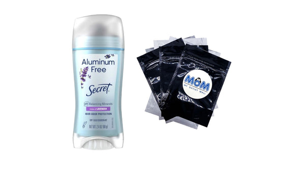 Aluminum Free Deodorant for Women, Lavender - 1 pack - 2.4 oz per pack - plus 3 My Outlet Mall Resealable Storage Pouches