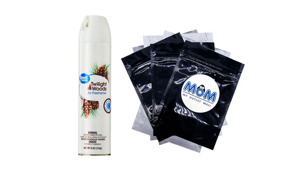 Aerosol Air Freshener, Twilight Woods - 1 pack - 8 oz per pack - plus 3 My Outlet Mall Resealable Storage Pouches