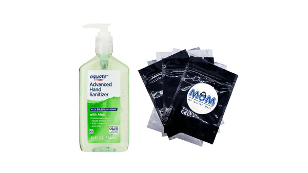 Advanced Hand Sanitizer with Aloe - 1 pack - 12 fl oz per pack - plus 3 My Outlet Mall Resealable Storage Pouches