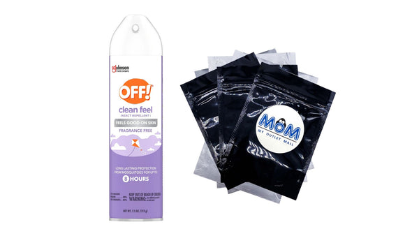 Clean Feel Insect Repellent 1, Aerosol Mosquito & Bug Spray with Picaridin - 1 pack - 7.5 oz per pack - plus 3 My Outlet Mall Resealable Storage Pouches