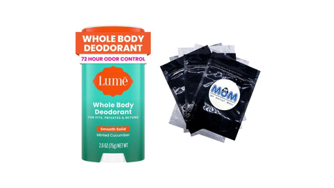 Whole Body Women’s Deodorant Smooth Solid Stick Aluminum-Free, Minted Cucumber - 1 pack - 2.6 oz per pack - plus 3 My Outlet Mall Resealable Storage Pouches