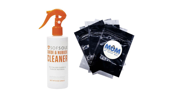 Suede & Nubuck Cleaner Trigger Spray - 1 pack - 8 oz per pack - plus 3 My Outlet Mall Resealable Storage Pouches