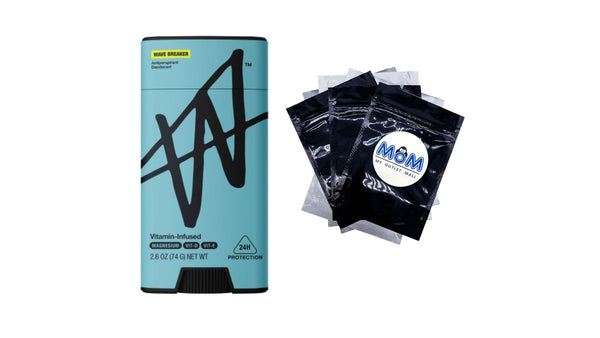 Jake Paul Men's Antiperspirant Deodorant Odor Blocking Sweat Protection Wave Breaker - 1 pack - 2.6 oz per pack - plus 3 My Outlet Mall Resealable Storage Pouches