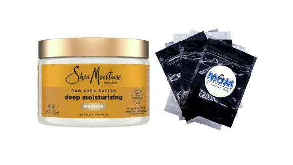 Raw Shea Butter Deep Treatment Masque - 1 pack - 11.5 oz per pack - plus 3 My Outlet Mall Resealable Storage Pouches