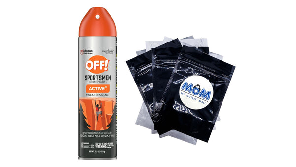 Sportsmen Active Insect Repellent VI, Mosquito Bug Spray - 1 pack - 7.5 Fl oz per pack - plus 3 My Outlet Mall Resealable Storage Pouches