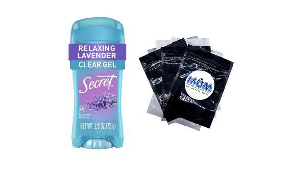 Fresh Clear Gel Antiperspirant Deodorant for Women, Lavender - 1 pack - 2.6 oz per pack - plus 3 My Outlet Mall Resealable Storage Pouches