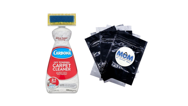 Oxy-Powered Carpet Cleaner with Brush -  1 pack - 27.5 oz per pack - plus 3 My Outlet Mall Resealable Storage Pouches