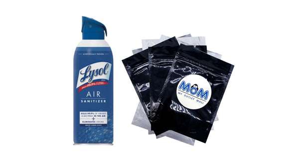Air Sanitizer Spray, For Air Sanitization and Odor Elimination, White Linen Scent - 1 pack - 10Fl oz per pack - plus 3 My Outlet Mall Resealable Storage Pouches