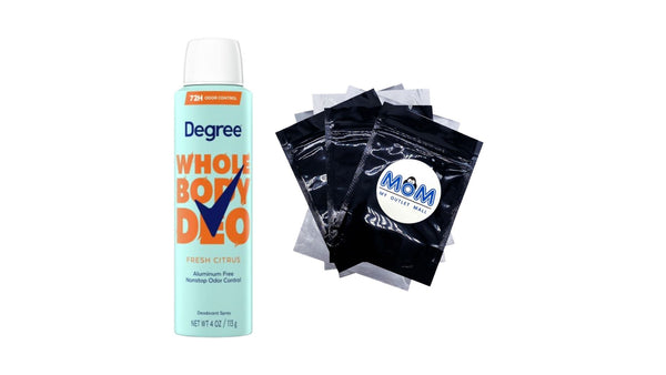 Women Whole Body Deodorant Spray for Women Fresh Citrus Scent Aluminum Free - 1 pack - 4 oz per pack - plus 3 My Outlet Mall Resealable Storage Pouches