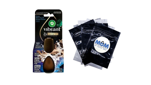 Essential Mist Vibrant Refill, Deep Blue Sea and Beach Wood - 1 pack - plus 3 My Outlet Mall Resealable Storage Pouches