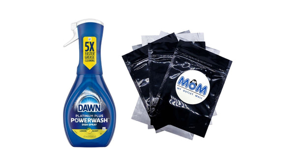 Platinum Powerwash Dish Spray, Dish Soap, Lemon Starter Kit - 1 pack - 16 fl oz per pack - plus 3 My Outlet Mall Resealable Storage Pouches