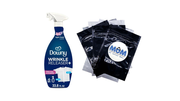 Wrinkle Releaser and Refresher Fabric Spray, Light Fresh Scent - 1 pack - 33.8 fl oz per pack - plus 3 My Outlet Mall Resealable Storage Pouches