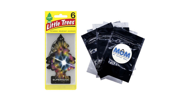 Air Freshener Supernova Fragrance 6 count - 1 pack - plus 3 My Outlet Mall Resealable Storage Pouches