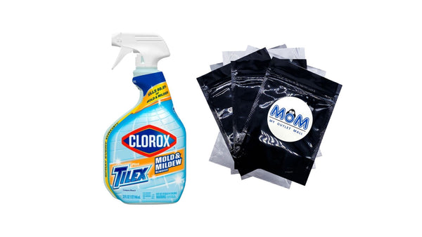 Plus Tilex Mold and Mildew Remover Bathroom and Shower Cleaner Spray - 1 pack - 32 oz per pack - plus 3 My Outlet Mall Resealable Storage Pouches