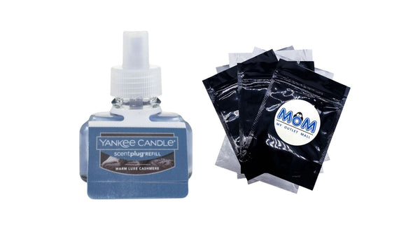 Warm Luxe Cashmere Scent Plug Fragrance Oil Refill - 1 pack - plus 3 My Outlet Mall Resealable Storage Pouches