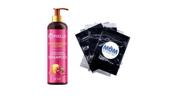 Pomegranate and Honey Detangling Shampoo - 1 pack - 12Fl oz per pack - plus 3 My Outlet Mall Resealable Storage Pouches