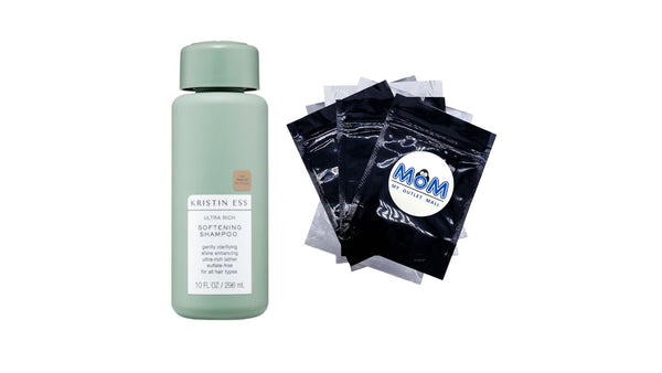 Ultra Rich Softening Shampoo Moisture for Dry Damaged Hair - 1 pack - 10 oz per pack - plus 3 My Outlet Mall Resealable Storage Pouches