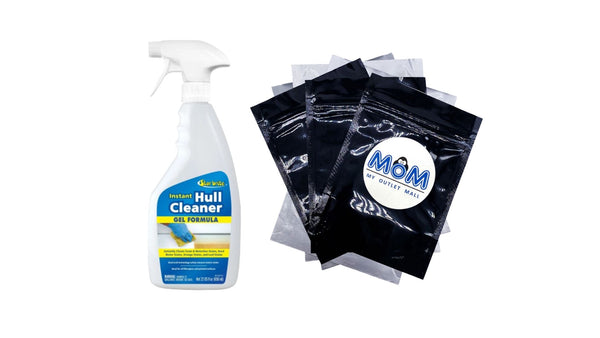 Instant Hull Cleaner Easy to Use Formula - 1 pack - 22 oz per pack - plus 3 My Outlet Mall Resealable Storage Pouches