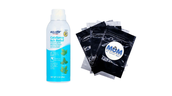 Cala Spray Itch Relief Clear Skin Protectant - 1 pack - 3 oz per pack - plus 3 My Outlet Mall Resealable Storage Pouches
