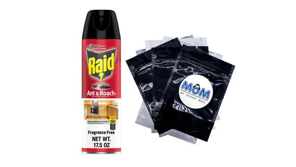 Ant & Roach Killer, Indoor Insecticide Spray, Fragrance-Free - 1 pack - 17.5 oz per pack - plus 3 My Outlet Mall Resealable Storage Pouches
