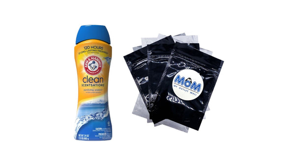 Clean Scentsations In-Wash Scent Booster, Laundry Scent Booster Purifying Waters scent - 1 pack - 24 oz per pack - plus 3 My Outlet Mall Resealable Storage Pouches