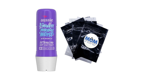 3 Minute Miracle Moist Detangling Deep Conditioner, Paraben Free - 1 pack - 8Fl oz per pack - plus 3 My Outlet Mall Resealable Storage Pouches