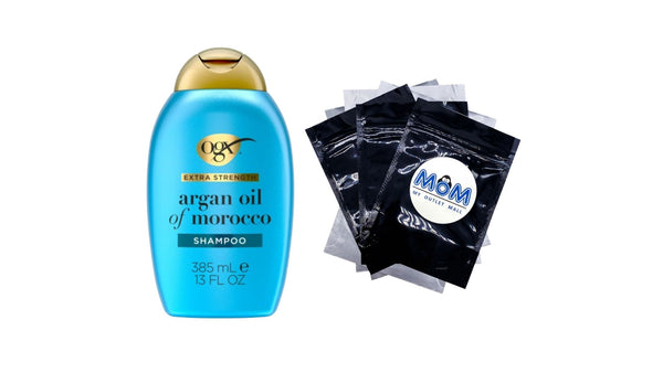 Extra Strength Argan Oil of Morocco Hydrating Shampoo - 1 pack - 13Fl oz per pack - plus 3 My Outlet Mall Resealable Storage Pouches