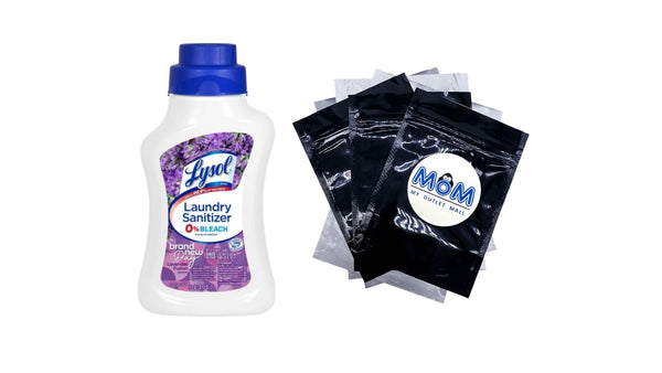 Laundry Sanitizer Additive, Sanitizing Liquids for Clothes and Linens, Lavender - 1 pack - 41 oz per pack - plus 3 My Outlet Mall Resealable Storage Pouches