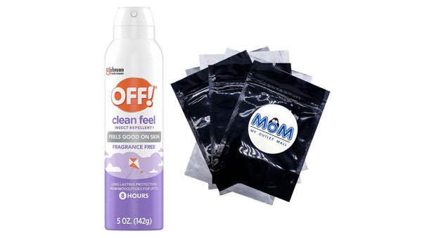 Clean Feel 20% Picaridin Insect Repellent 1 Aerosol, Fragrance-Free, Stocking Stuffers - 1 pack - 5 oz per pack - plus 3 My Outlet Mall Resealable Storage Pouches
