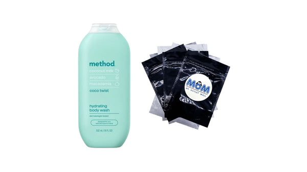 Body Wash, Coco Twist - 1 pack - 18 oz per pack - plus 3 My Outlet Mall Resealable Storage Pouches