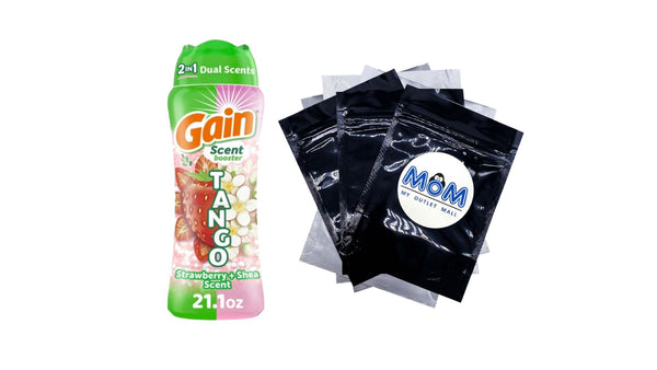 Tango 2-in-1 Dual Scent In-Wash Laundry Scent Booster Beads, Strawberry & Shea Scent - 1 pack - 21.1 oz per pack - plus 3 My Outlet Mall Resealable Storage Pouches