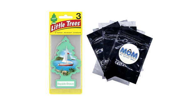 Air Freshener Bayside Breeze Fragrance - 1 pack - 3 count per pack plus 3 My Outlet Mall Resealable Storage Pouches