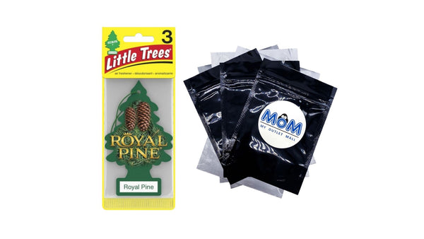 Air Freshener Royal Pine Fragrance 3 count - 1 pack - plus 3 My Outlet Mall Resealable Storage Pouches