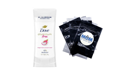 Aluminum Free Deodorants Stick for Women Dragon Fruit & Coconut Cream - 1 pack - 2.6 oz per pack - plus 3 My Outlet Mall Resealable Storage Pouches