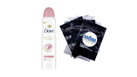 Advanced Care Long Lasting Women's Antiperspirant Deodorant Dry Spray, Rose Petals - 1 pack - 3.8 oz per pack - plus 3 My Outlet Mall Resealable Storage Pouches
