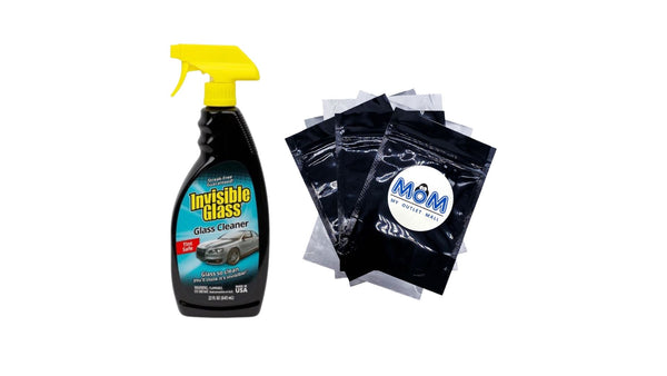 Invisible Glass Cleaner - 1 pack - 22 oz per pack - plus 3 My Outlet Mall Resealable Storage Pouches