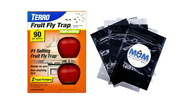 Fruit Fly Traps  - 1 pack - plus 3 My Outlet Mall Resealable Storage Pouches