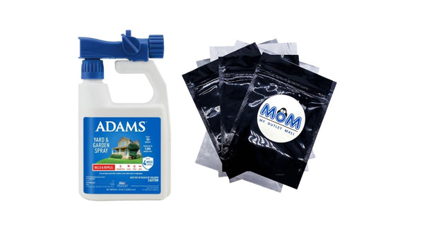 Yard & Garden Spray, Kills Mosquitoes, Fleas, Ticks & Other Outdoor Pests - 1 pack - 32 fl oz per pack - plus 3 My Outlet Mall Resealable Storage Pouches