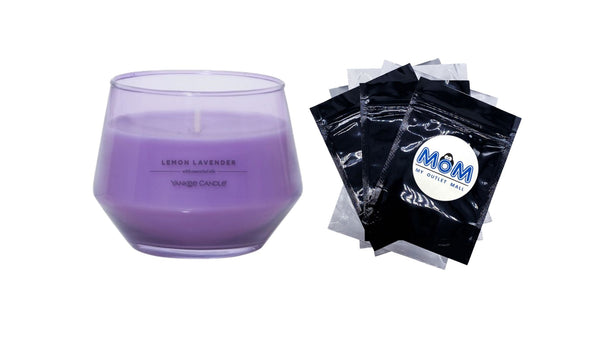 Candle Lemon Lavender Studio Collection Jar Candle - 1 pack - 10 oz per pack - plus 3 My Outlet Mall Resealable Storage Pouches