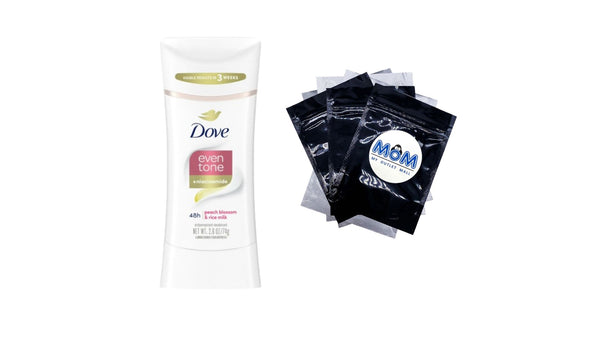 Even Tone Women's Antiperspirant Deodorant Stick Peach Blossom & Rice Milk for All Skin - 1 pack - 2.6 oz per pack - plus 3 My Outlet Mall Resealable Storage Pouches