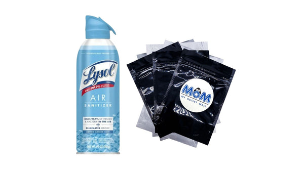 Air Sanitizer Spray, For Air Sanitization & Odor Elimination, Cotton Blossom Scent - 1 pack - 10Fl oz per pack - plus 3 My Outlet Mall Resealable Storage Pouches