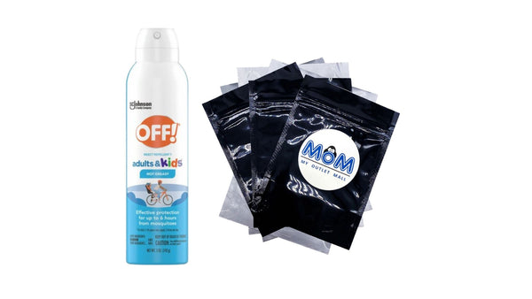 Picaridin Insect Repellent Aerosol for Adults & Kids, Fragrance-Free, Deet Free Bug Spray for Everyday Protection from Mosquitoes, Travel Essentials - 1 pack - 5 oz per pack - plus 3 My Outlet Mall Resealable Storage Pouches