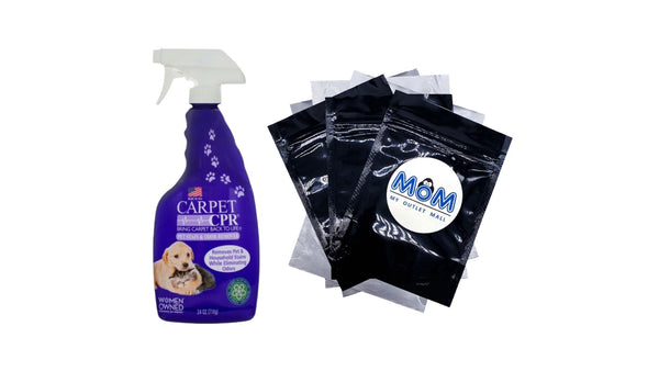 Carpet Pet Stain & Odor Remover - 1 pack - 24 oz per pack - plus 3 My Outlet Mall Resealable Storage Pouches