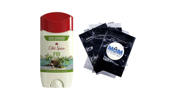 Deodorant for Men, Invisible Solid, Antiperspirant Deodorant Stick, Fiji - 1 pack - 3.4 oz per pack - plus 3 My Outlet Mall Resealable Storage Pouches