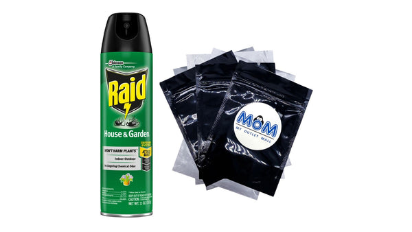 House & Garden Indoor Flying Insect Killer without Harming Plants, Aerosol Insecticide Spray - 1 pack - 11 oz per pack - plus 3 My Outlet Mall Resealable Storage Pouches