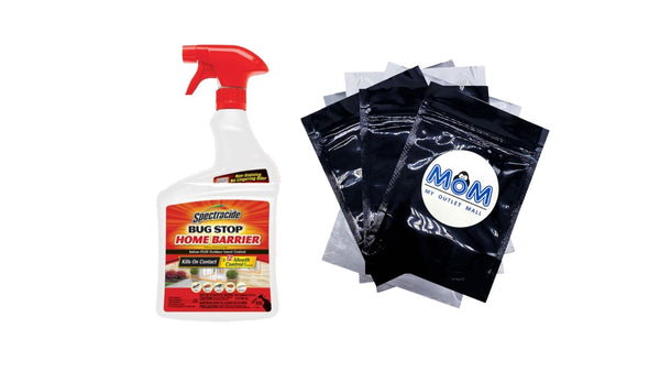 Bug Stop Home Barrier, Ready-To-Use Indoor Plus Outdoor Insect Control - 1 pack - 32 oz per pack - plus 3 My Outlet Mall Resealable Storage Pouches