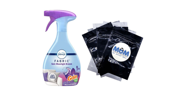 Fabric Spray Air Freshener, Odor-Fighting, Gain Moonlight Breeze - 1 pack - 23.6 oz per pack - plus 3 My Outlet Mall Resealable Storage Pouches