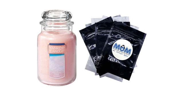 Candle Pink Sands Original Large Scented Jar Candle - 1 pack - 22 oz per pack - plus 3 My Outlet Mall Resealable Storage Pouches