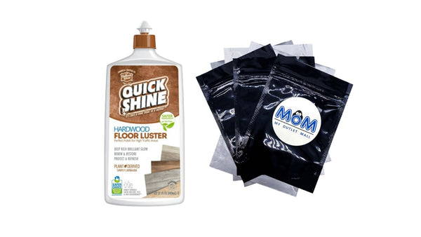 Hardwood Floor Luster, Pfas-Free Formula Floor Polish with Plant-Derived Carnauba - 1 pack - 27 oz per pack - plus 3 My Outlet Mall Resealable Storage Pouches
